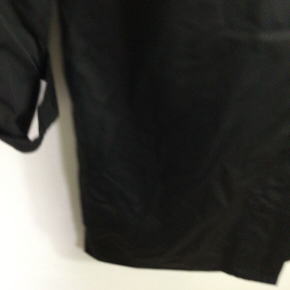 Michael Michael Kors Womens Trench Coat Relaxed Double Breasted Black Size S - Picture 13 of 16